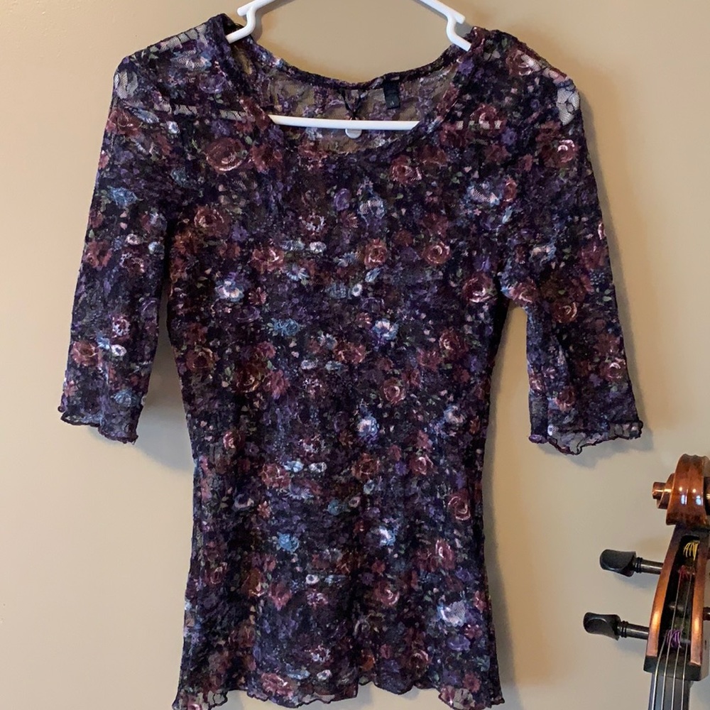 Sheer/Lace Top